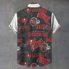 Tampa Bay Buccaneers Stand Collar Shirt|110GSM Imitation Flax