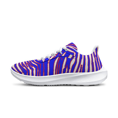 Zapatillas de running de carretera con estampado de cebra de los Buffalo Bills de la NFL