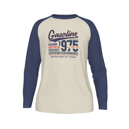 Motor racing gasoline Long Sleeve T-shirt With Raglan Sleeve