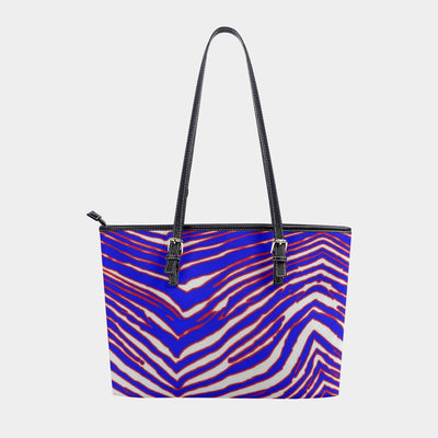 Nfl Football Buffalo Bills zubaz zebra print  Women's Tote Bag | PU