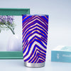 Nfl Football Buffalo Bills zubaz zebra print  Tumbler 20oz
