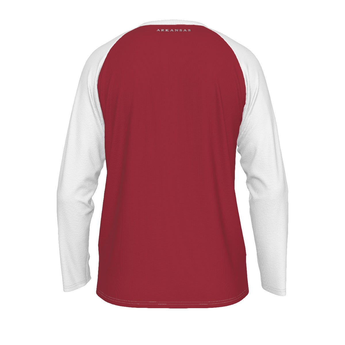 Universidad de Arkansas - Camiseta de manga larga con mangas raglán de los Razorbacks