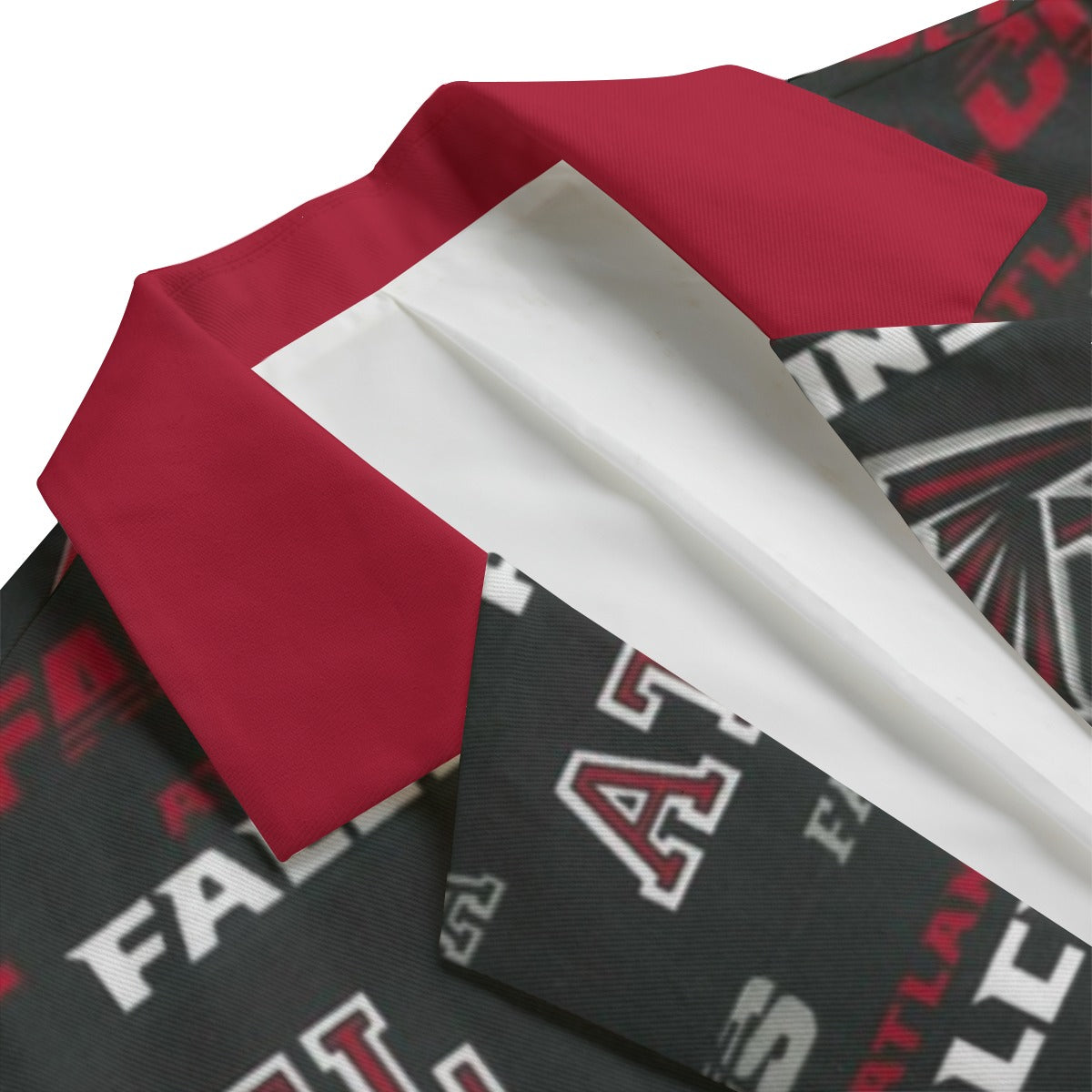 Atlanta Falcons Flat Lapel Collar Blazer