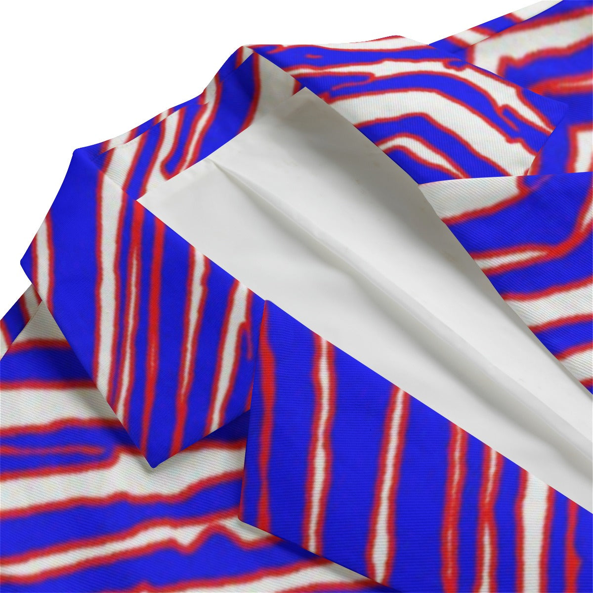 Buffalo Bills Zubaz Casual Flat Lapel Collar Blazer