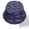 New England Patriots Reversible Bucket Hat with Double-Sided Design