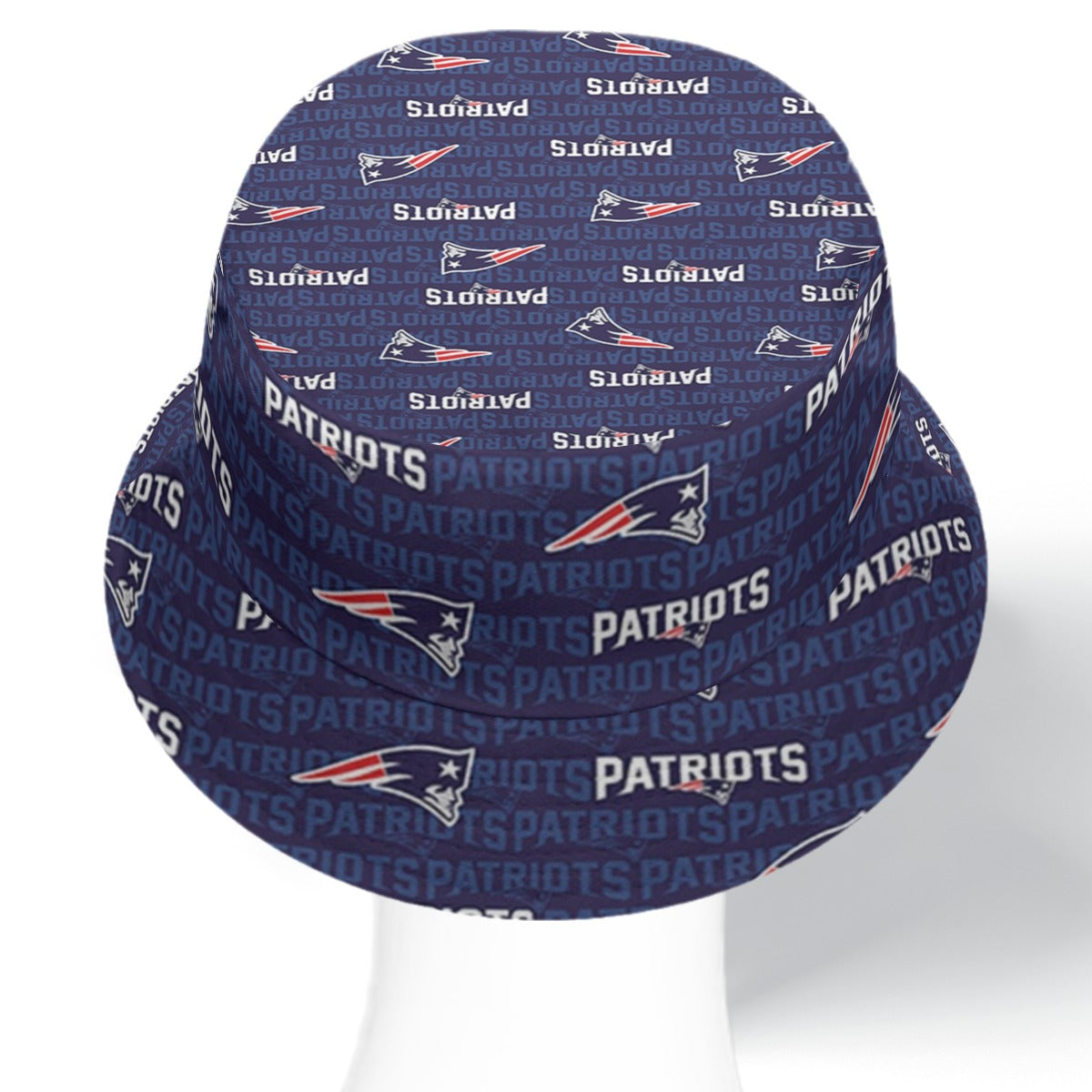 New England Patriots Reversible Bucket Hat with Double-Sided Design