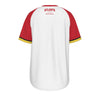 Atlanta Hawks 1946 vintage style basketball ba red wite raglan O-neck Short Sleeve T-shirt