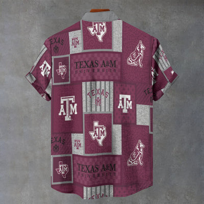 Texas A&M University - Aggies Shirt|110GSM Imitation Flax