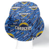 Los Angeles Chargers Double-Sided Bucket Hat with High-Quality Print