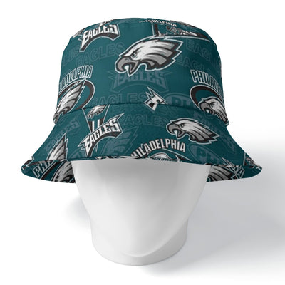 Philadelphia Eagles Double-Sided Bucket Hat with Versatile Design