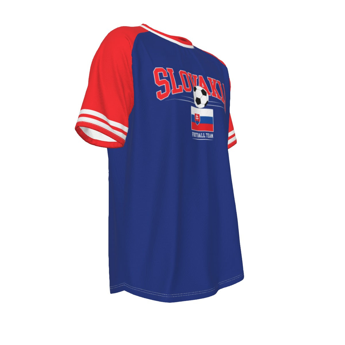 Camiseta de manga corta con cuello redondo de la selección de fútbol de Eslovaquia para la Eurocopa