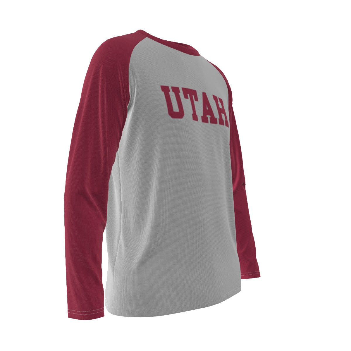 Universidad de Utah - Camiseta de manga larga con mangas raglán de los Utes