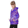Nfl Football Buffalo Bills zubaz zebra print Kid's Heavy Fleece Zip Up Hoodie
