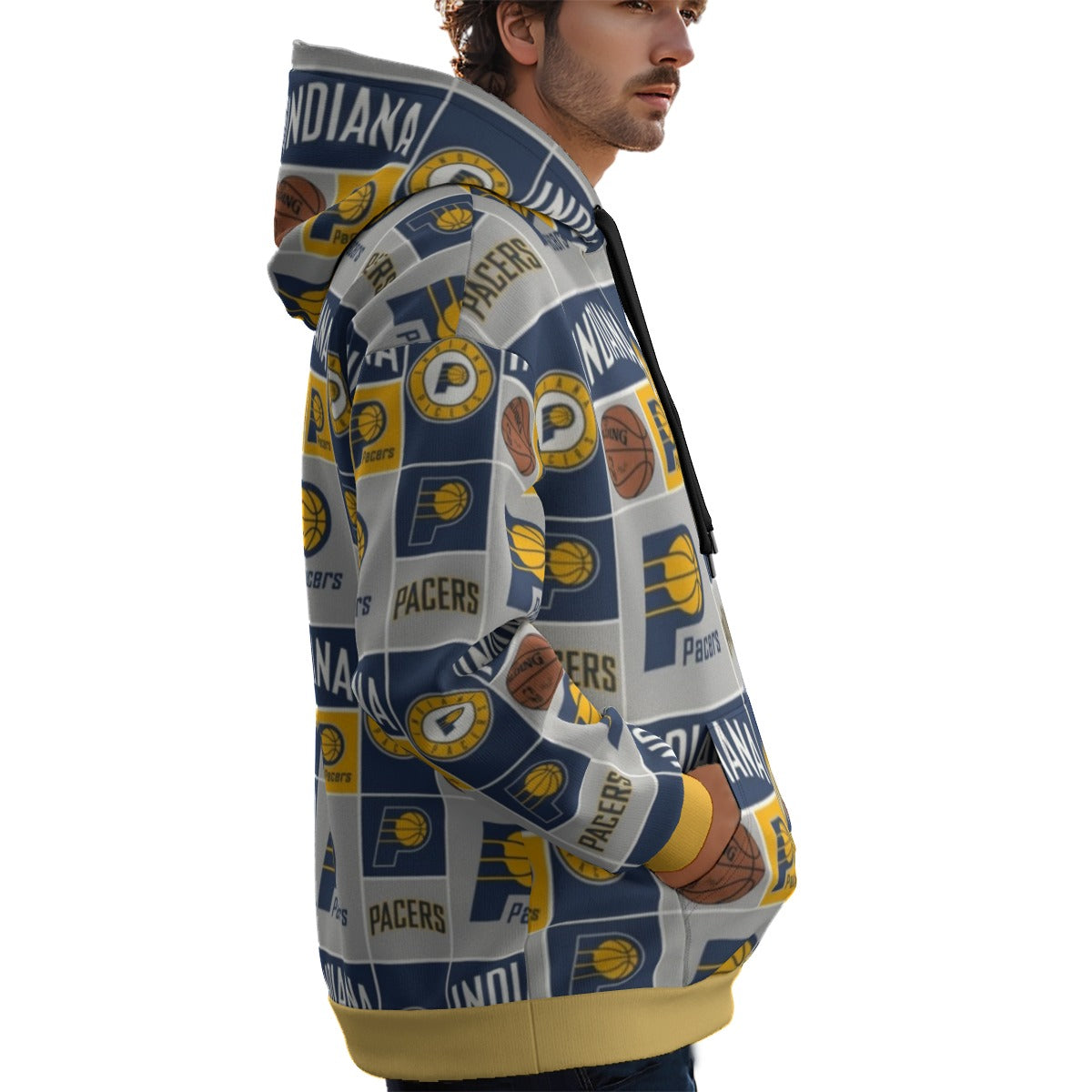 Indiana Pacers NBA Basketball  Unisex Plus Fleece Pullover Hoodie