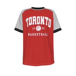 Toronto Raptors NBA Basketball Raglan Sleeve T-Shirt