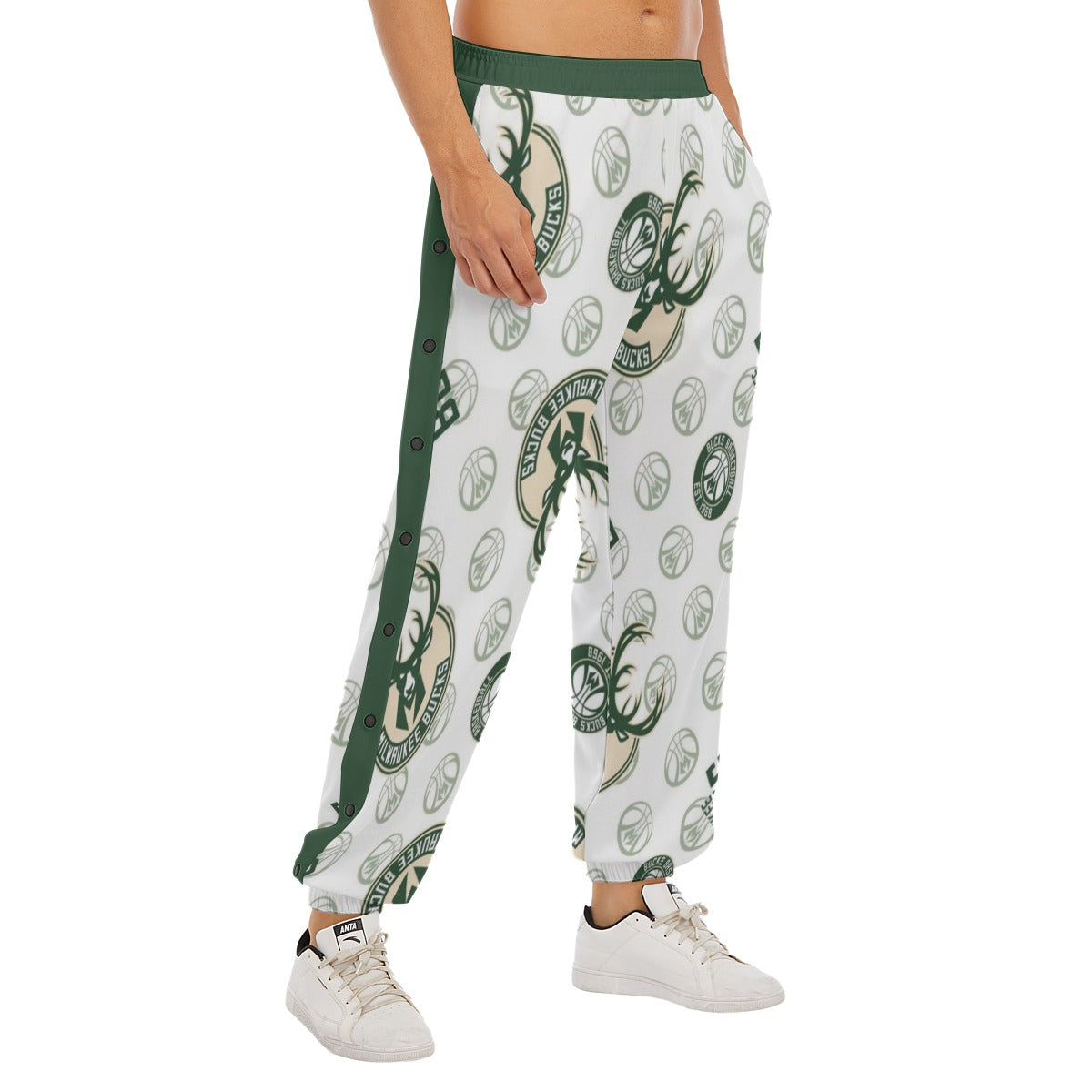 Pantalones deportivos de baloncesto de la NBA de los Milwaukee Bucks