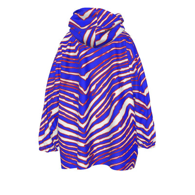 Buffalo Bills zubaz Kid's Sherpa Fleece Hoodie Blanket