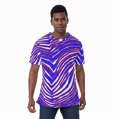 Camiseta unisex con estampado de cebra de los Buffalo Bills de la NFL | 220 g/m² KPO03