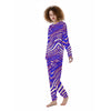 Pijama de mujer con estampado de cebra de los Buffalo Bills de la NFL | Algodón de 190 g/m²