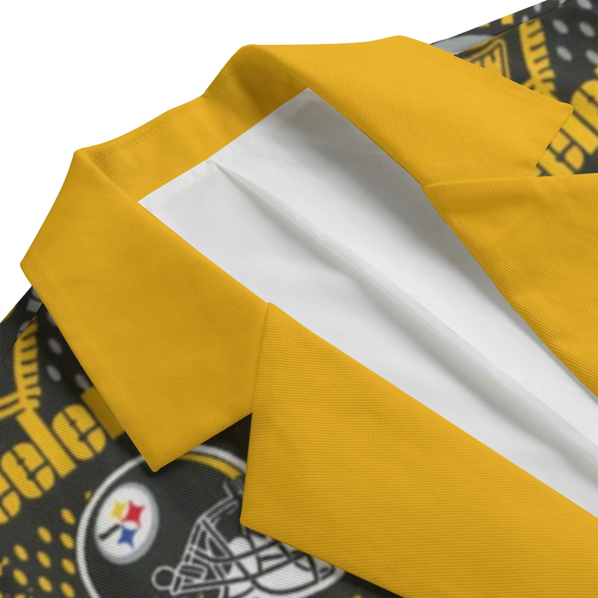 Pittsburgh Steelers Flat Lapel Collar Blazer
