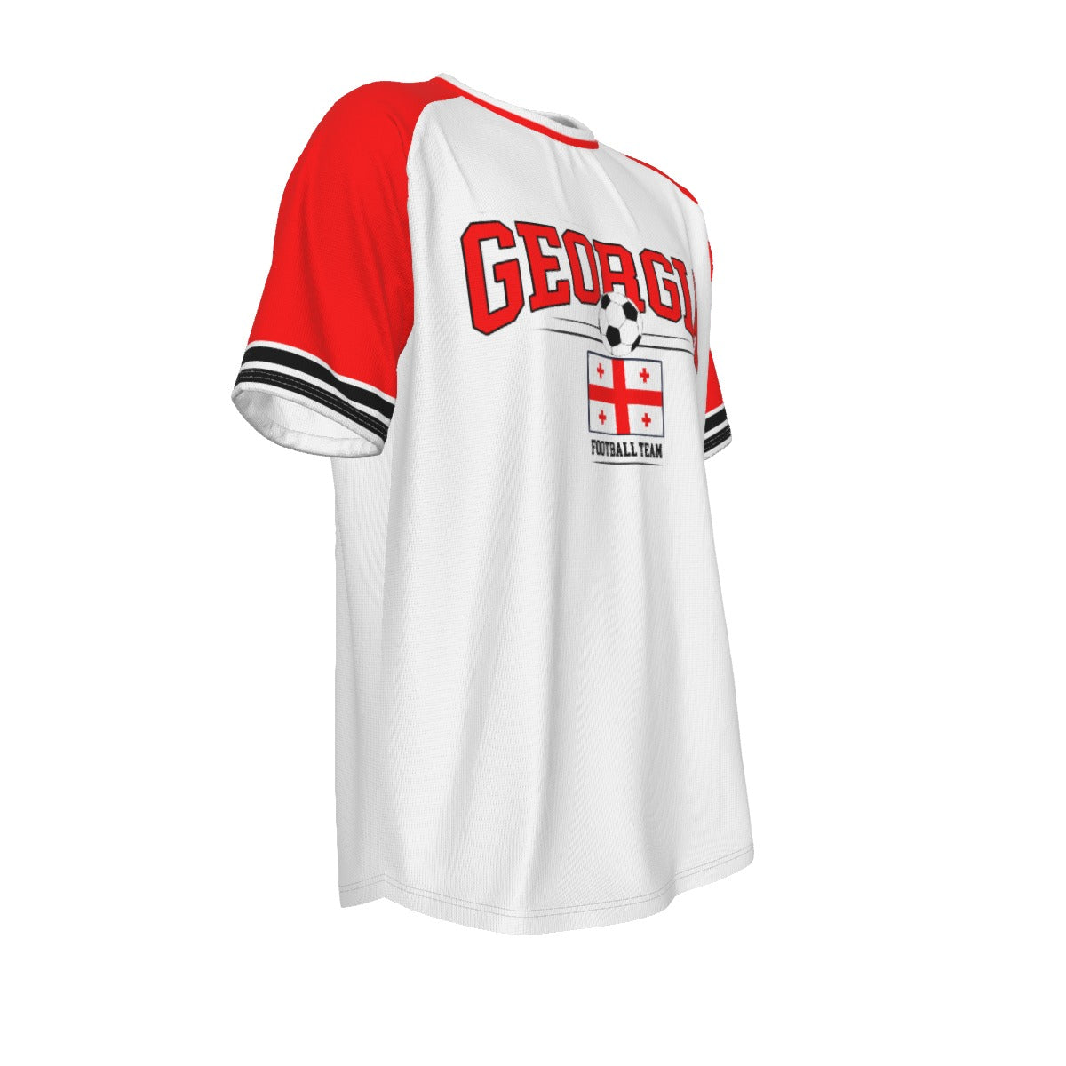 Camiseta de manga corta con cuello redondo de la selección europea de fútbol de GEORGIA