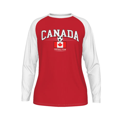 Canada national football team Long Sleeve T-shirt With Raglan Sleeve