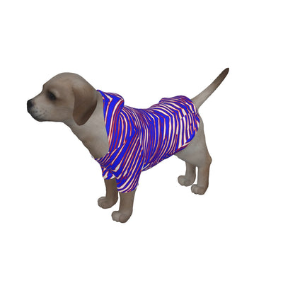 Nfl Football Buffalo Bills zubaz zebra print Pet Pullover Hoodie