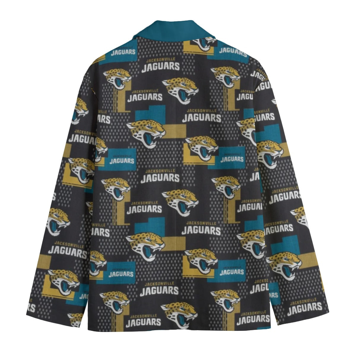 Jacksonville Jaguars Flat Lapel Collar Blazer