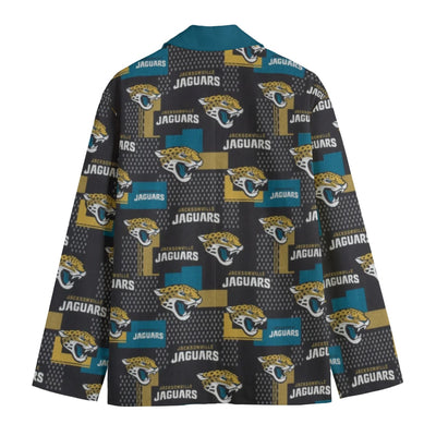 Blazer con cuello de solapa plana de los Jacksonville Jaguars