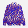 Chaqueta de cuello alto con estampado de cebra Zubaz de los Buffalo Bills de la NFL, manga raglán, algodón GSM