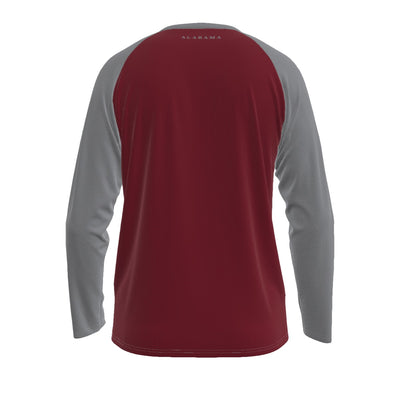 Alabama - Camiseta de manga larga con mangas raglán de Crimson Tide