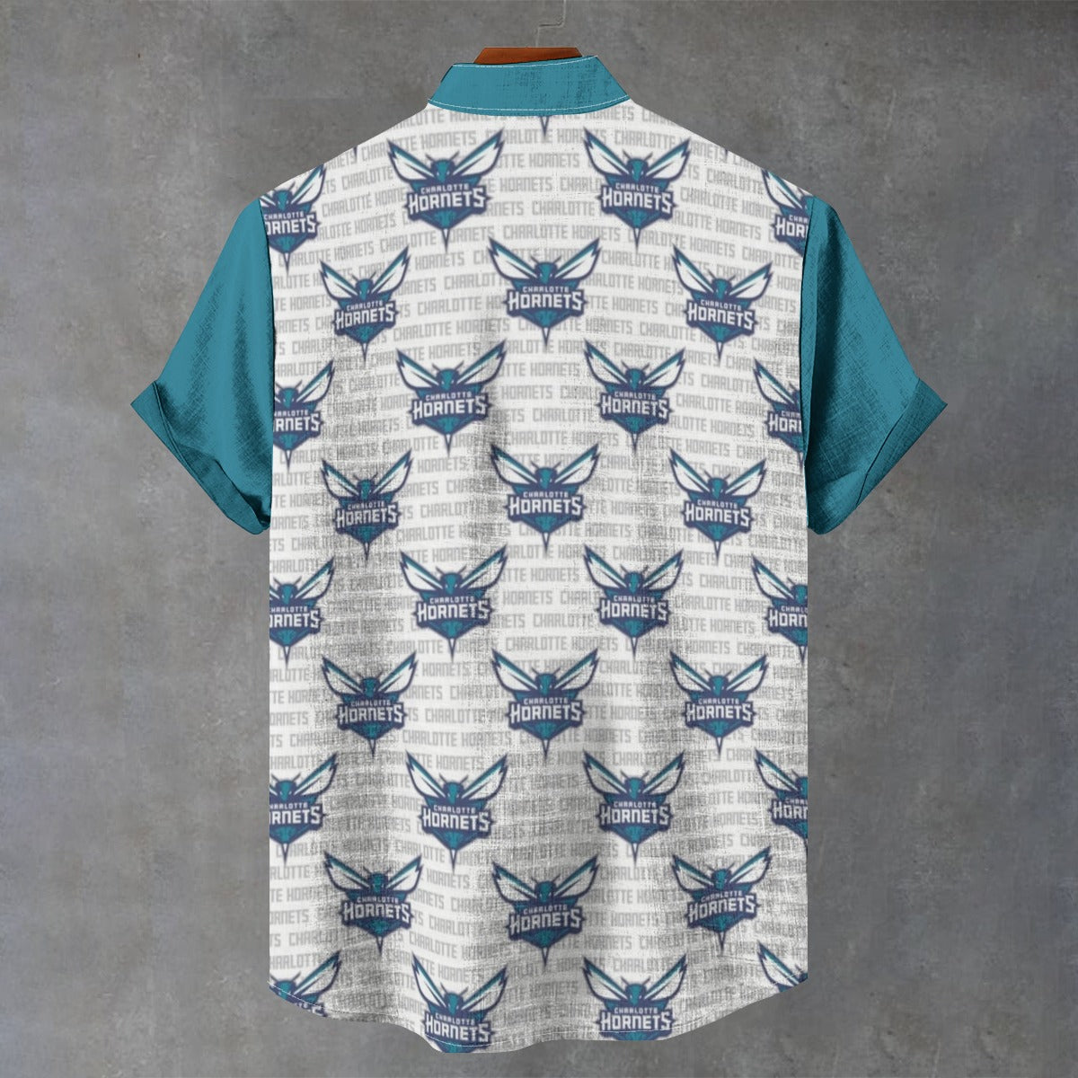 Camiseta de cuello alto de los Charlotte Hornets de la NBA | Lino sintético de 110 g/m²