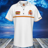 Camiseta Polo con escudo y bandera de España
