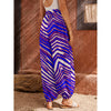 Pantalones de fútbol americano de la NFL Buffalo Bills con estampado de cebra Zubaz para mujer con bolsillos