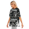 Las Vegas Raiders Women's Short Sleeve T-Shirt with Hem Split