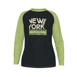 Brooklyn New York Men's Long Sleeve T-shirt With Raglan Sleeve