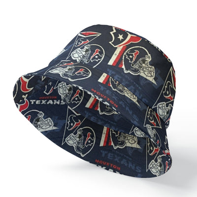 Houston Texans Reversible Bucket Hat with Double-Sided Design