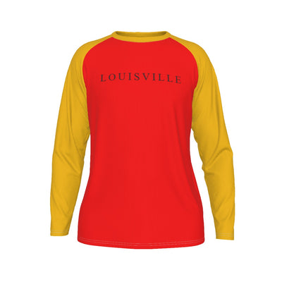 Universidad de Louisville - Camiseta de manga larga de los Cardinals con mangas raglán
