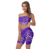 Traje corto con estampado de cebra de los Buffalo Bills de la NFL para mujer