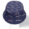 New England Patriots Reversible Bucket Hat with Double-Sided Design