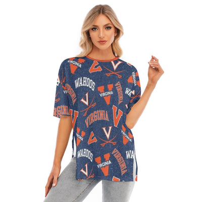 University of Virginia Cavaliers Women's Short Sleeve T-Shirt with Hem Split