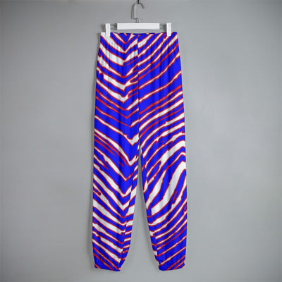 Pantalones deportivos para mujer con estampado de cebra de los Buffalo Bills de la NFL