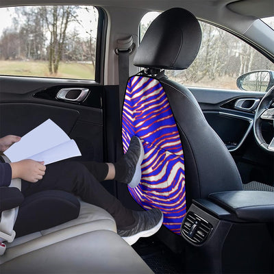 Nfl Football Buffalo Bills zubaz zebra print  Car Seat Back Storage Bag
