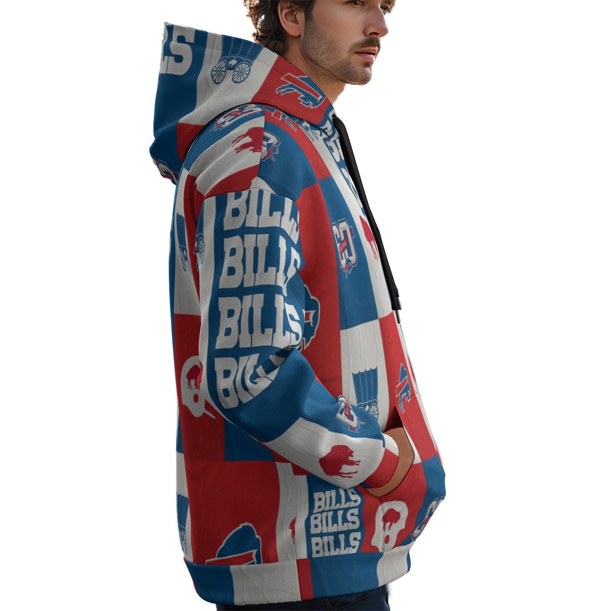 Buffalo Bills Unisex Plus Fleece Pullover Hoodie