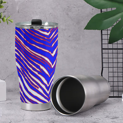 Nfl Football Buffalo Bills zubaz zebra print  30OZ Cone Car Cup