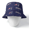 New England Patriots Reversible Bucket Hat with Double-Sided Design