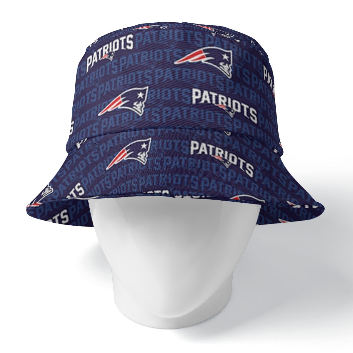 New England Patriots Reversible Bucket Hat with Double-Sided Design