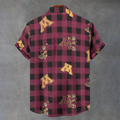 University of Minnesota - Golden Gophers Shirt|110GSM Imitation Flax