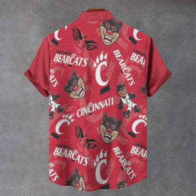 University of Cincinnati - Bearcats Shirt|110GSM Imitation Flax