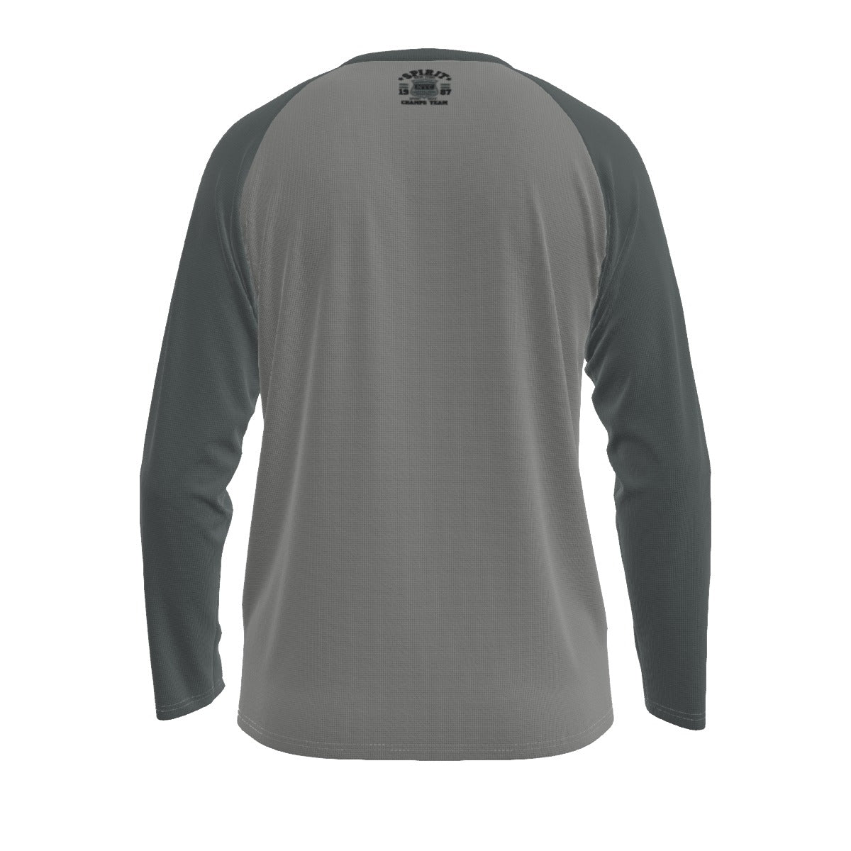 Camiseta deportiva de manga larga con mangas raglán del equipo universitario atlético de Nueva York